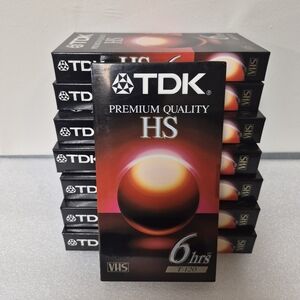 TDK HS 6 Hours VHS Tapes
